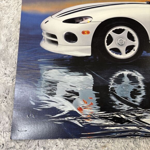 Vintage 1997 Dodge Viper RT/10 Poster Tangerine Press 24x18” - Picture 2 of 8